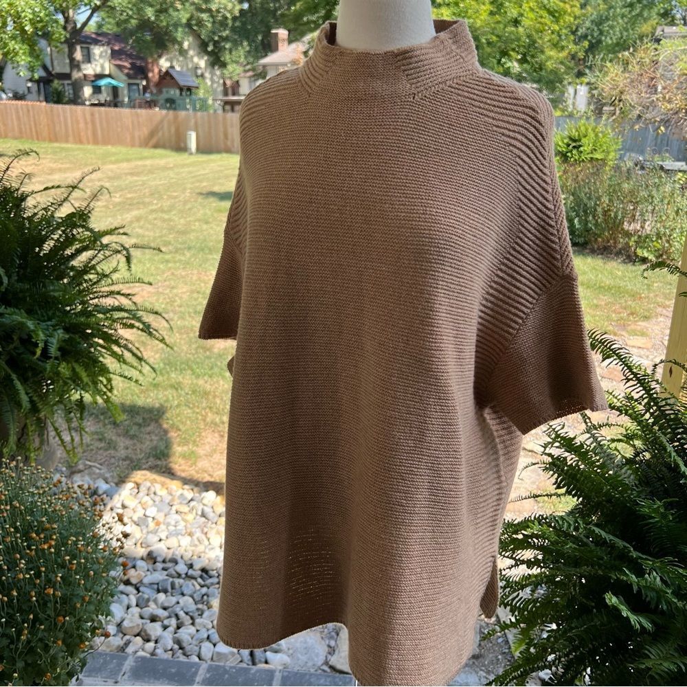 Talbots Oversized Slouchy Sweater Tan size Small